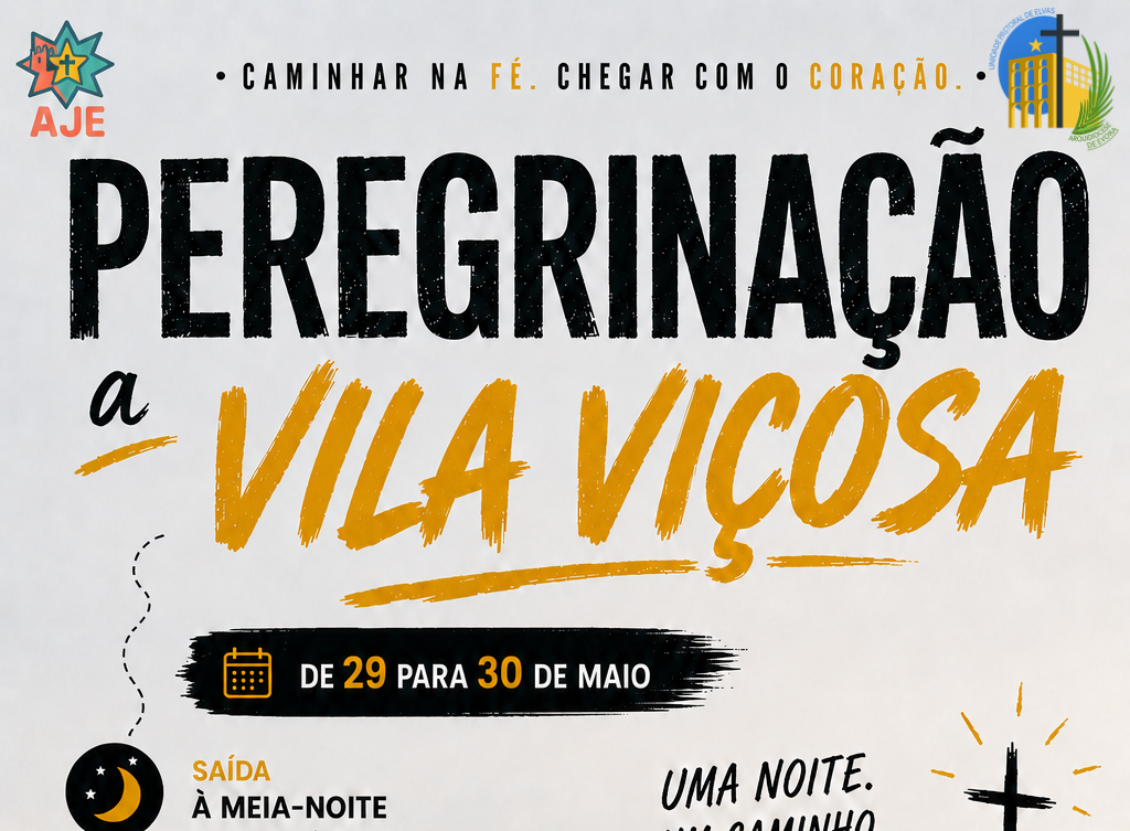 You are currently viewing Peregrinação a Vila Viçosa convida comunidade a viver uma noite de fé, oração e comunhão